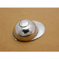 Georgian silver jockey cap caddy spoon by Joseph Taylor 1797