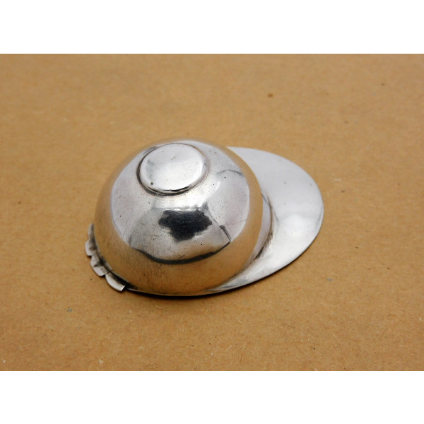 Georgian silver jockey cap caddy spoon by Joseph Taylor 1797