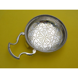 Georgian silver lemon strainer London 1779 by William Abdy