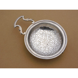 Georgian silver lemon strainer by Edward Aldridge