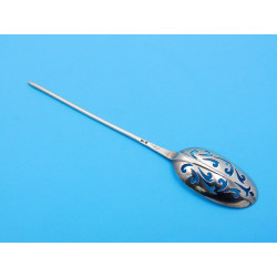 Georgian silver mote spoon Rattail