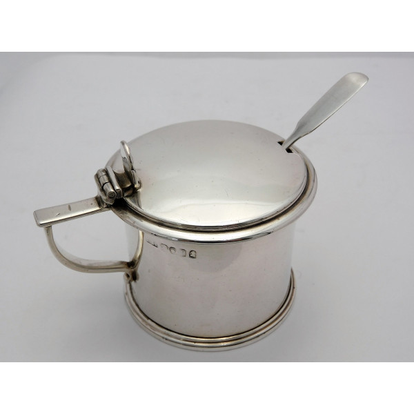Georgian silver mustard pot London 1830 Robert hennell
