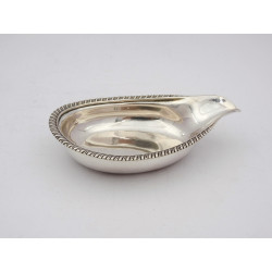 Georgian silver pap boat London 1819 Thomas Balliston
