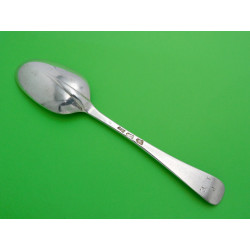 Georgian silver rattail table spoon. 1728