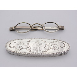 Georgian silver specatcles case London 1793 William Birch
