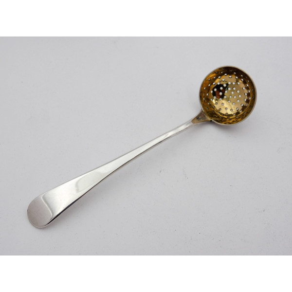 Georgian silver spice sifter spoon 1826