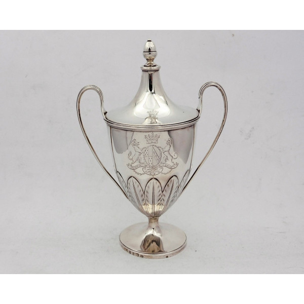Georgian silver sugar vase by Wakelin Taylor London 1790
