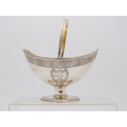 Georgian silver sweet baket by Fogelberg Gilbert