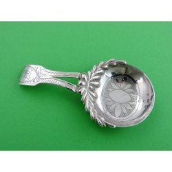 Georgian silver tea caddy spoon Birmingham 1811 John Lawrence