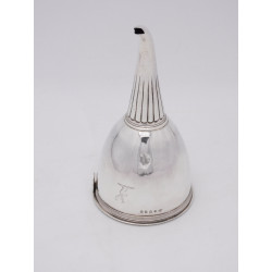 Georgian silver wine funnel william Abdy 1802