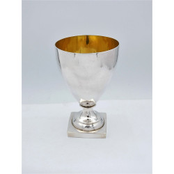 Georgian silver wine goblet London 1795 by Solomon Hougham