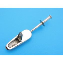 Gibson patent silver medicine spoon London 1828