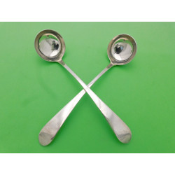 Greenock silver toddy ladles
