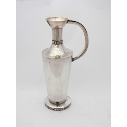 Guild of Hull Silversmiths silver ewer 1990 by JKR