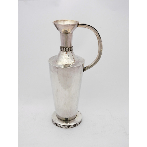 Guild of Hull Silversmiths silver ewer 1990 by JKR