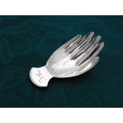 Hand caddy spoon silver London 1805 Josiah Snatt