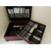 Harrods Silver rattail Canteen of cutlery solid silver