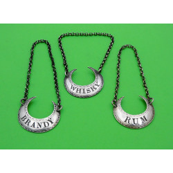 Hester Bateman SILVER BOTTLE TICKETS