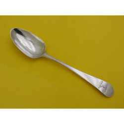 Hester Bateman crested silver table spoon 1788