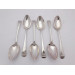 Hester Bateman set of silver table spoons london 1790