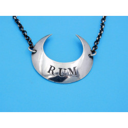 Hester Bateman silver Rum label London 1786
