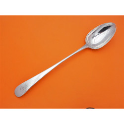 Hester Bateman silver basting spoon London 1787