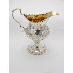 Hester Bateman silver cream jug London 1777