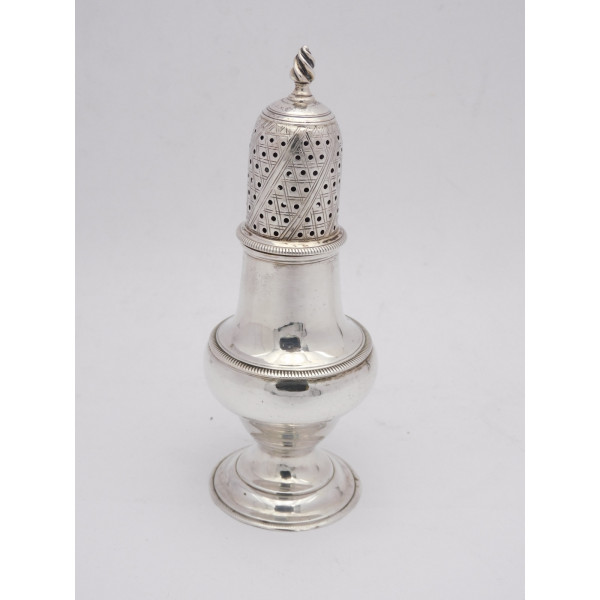 Hester Bateman silver muffineer London 1780