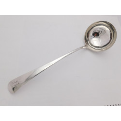 Hester Bateman silver soup ladle London 1785