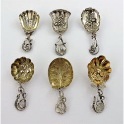 Hilliard Thomason silver caddy spoons