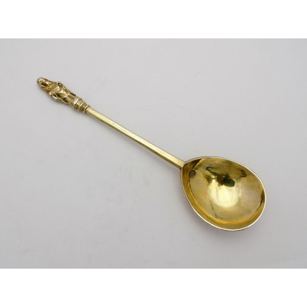 Hooded St Andrew Silver apostle spoon