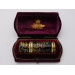 Hunt Roskell silver enamel scent bottle vinaigrette
