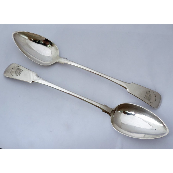Inverness silver basting spoons