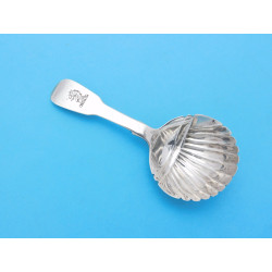 Irish Dubin silver caddy spoon 1831
