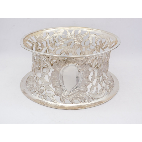 Irish silver dish ring Dublin 1896 E Johnson