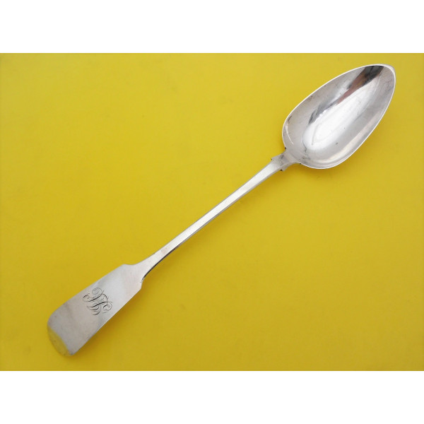Irish silver fiddle basting spoon by Samuel neville Dublin 1825