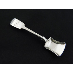 Irish silver salt shovel Dublin 1885