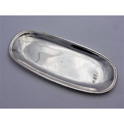 Irish silver spoon tray Dublin 1716 Philip Kinnersley