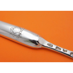 Isaac Callard Silver marrow scoop 1739