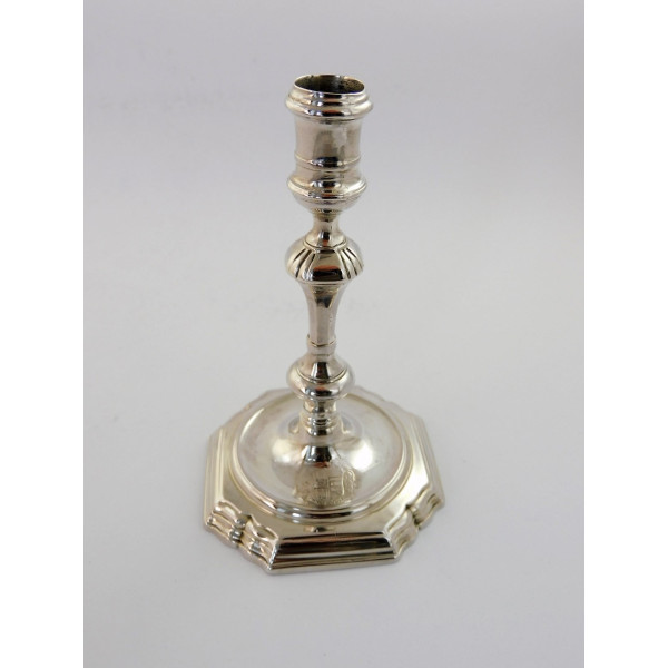 James Gould silver taperstick London 1729