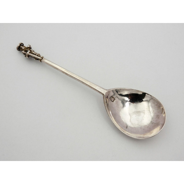 James I silver apostle spoon London 1608 by John Round
