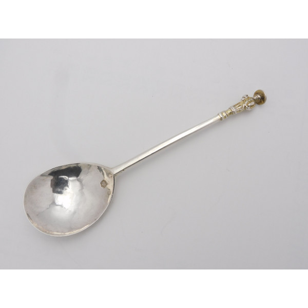 James I silver apostle spoon by William Cawdell 1620 St Matthias