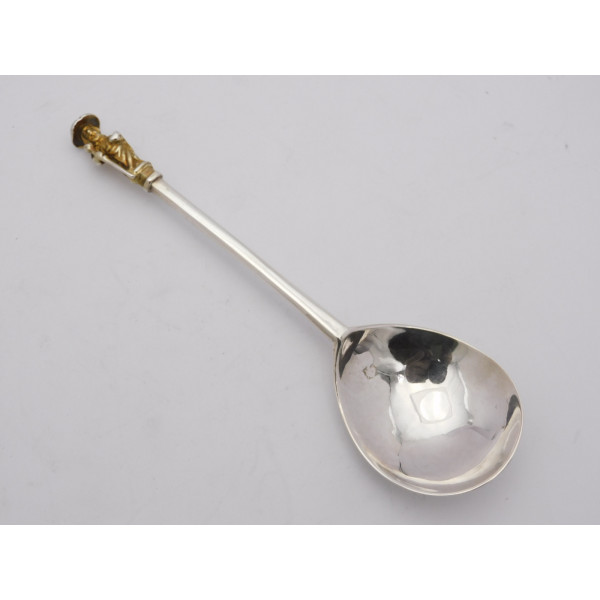 James I silver apostle spoon by William cawdell 1609