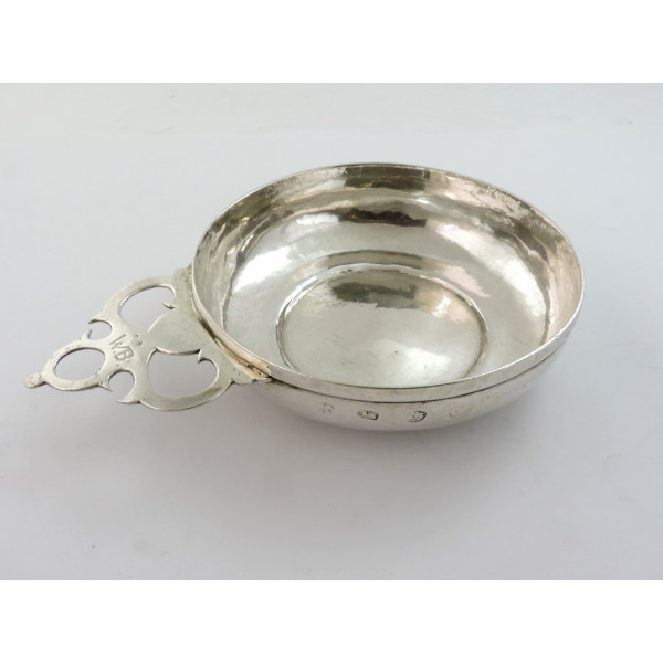 James II silver bleeding bowl London 1686 by PM