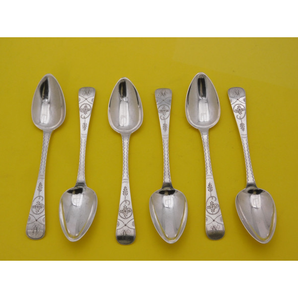Jersey silver teaspoons by John Le Gallais