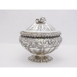 John Terrey Silver covered bowl Flowers of Union London 1831