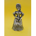 Lady in Crinoline cast silver bell