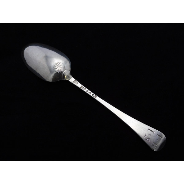 Ladysilversmith Sarah Hutton silver table spoon 1740