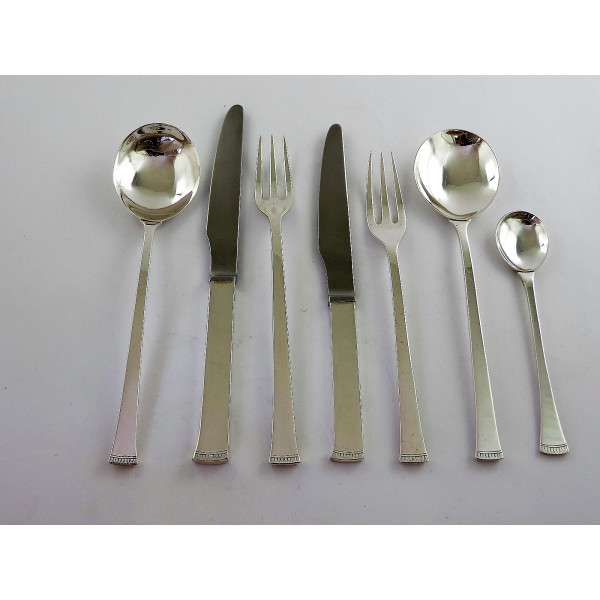 Leslie Durbin Canteen of silver cutlery London 1954