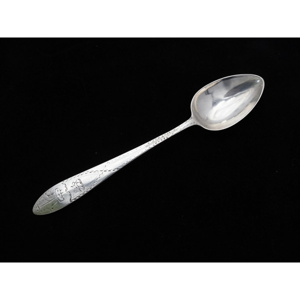 Limerick silver teaspoon by Maurice Fitzgerald